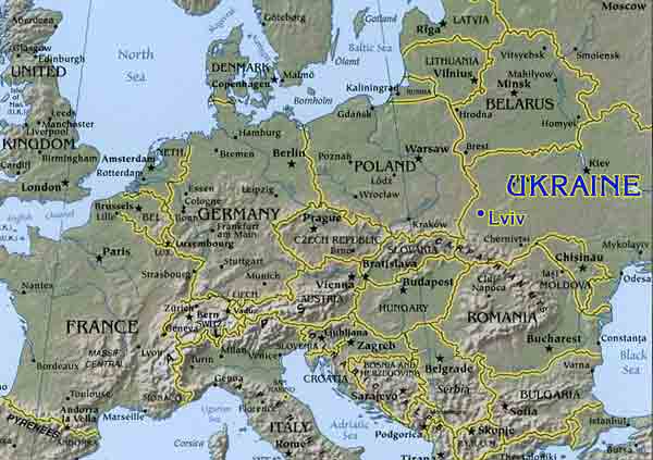 Map of Europe